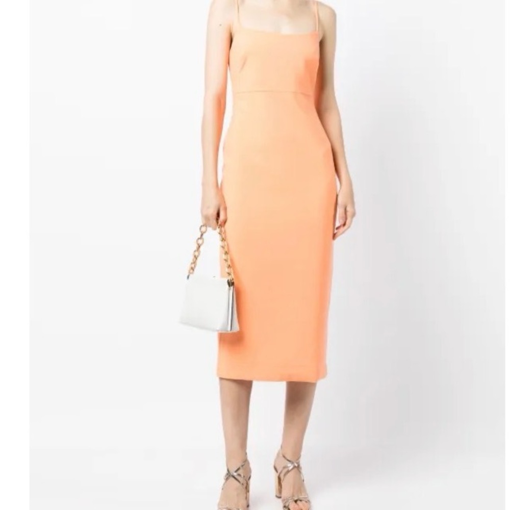 LIKELY Peach Midi Dress - Women